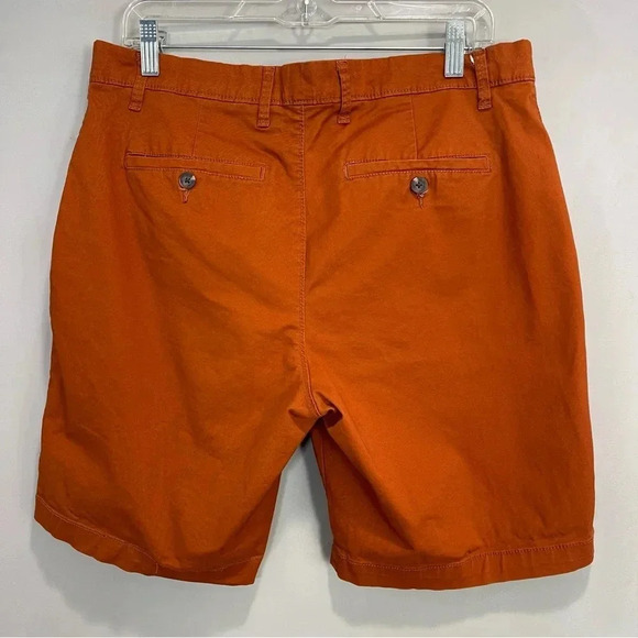 Good fellow & Co Linden Short 9” Orange Solid Men size 34 - Picture 2 of 8